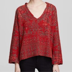 Free People Raggy Hoodie Sweater Size Small